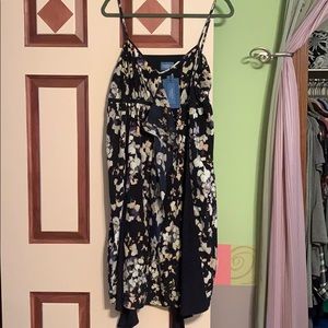 Simply Vera Navy Floral Dress